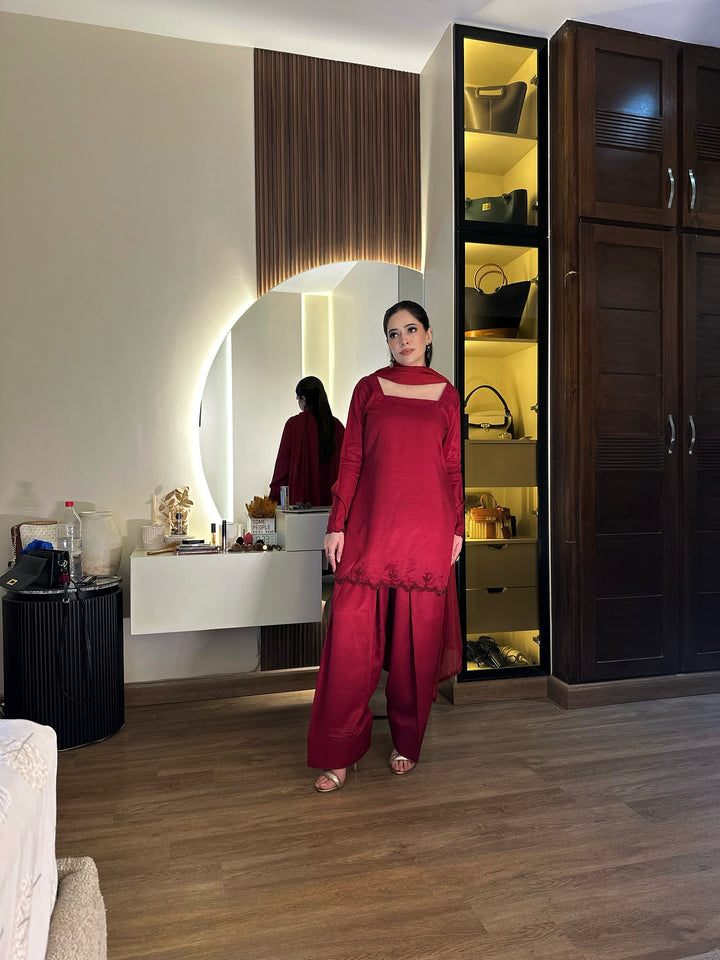 WINE RED - HEMEL SILK