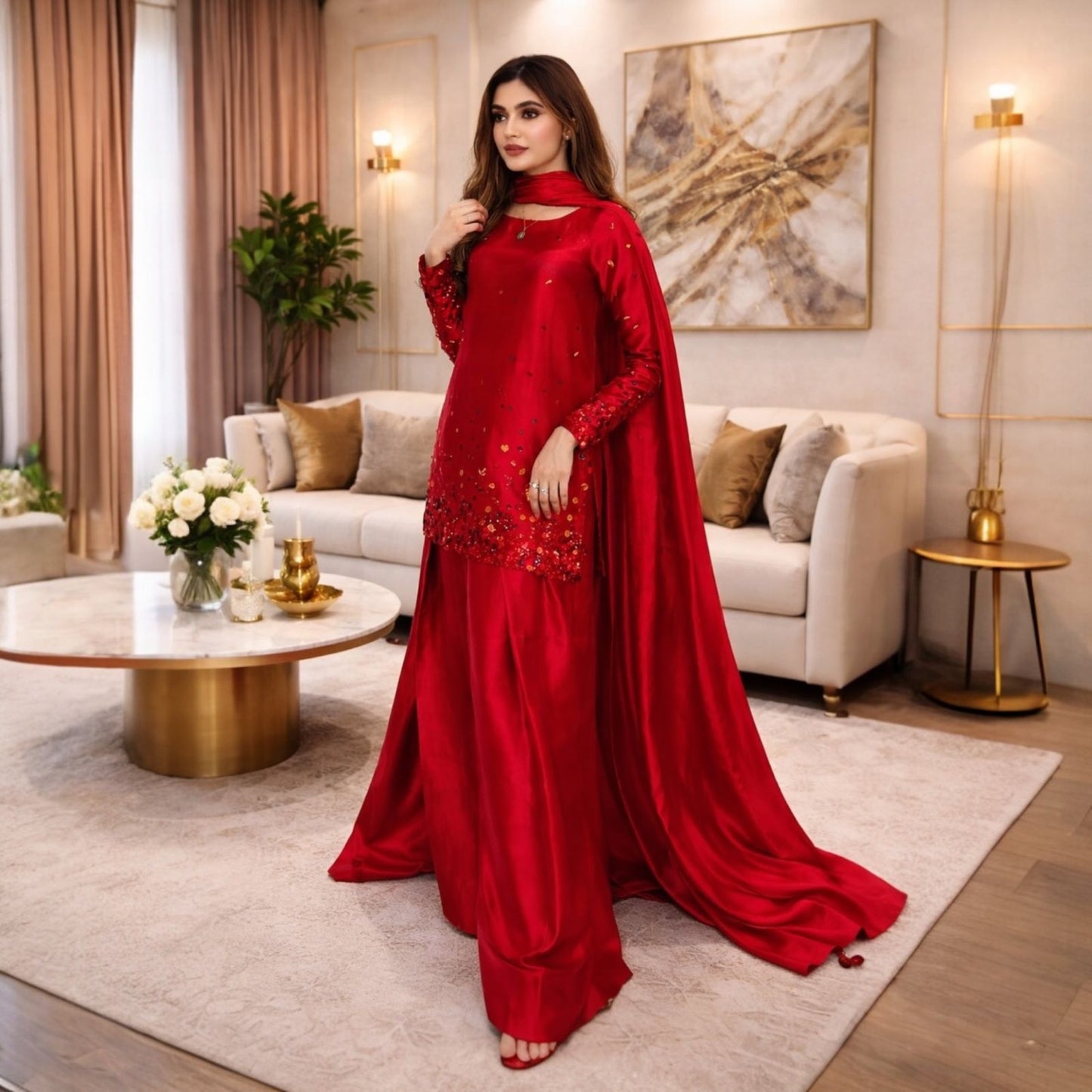 GULNAR - HEMEL SILK