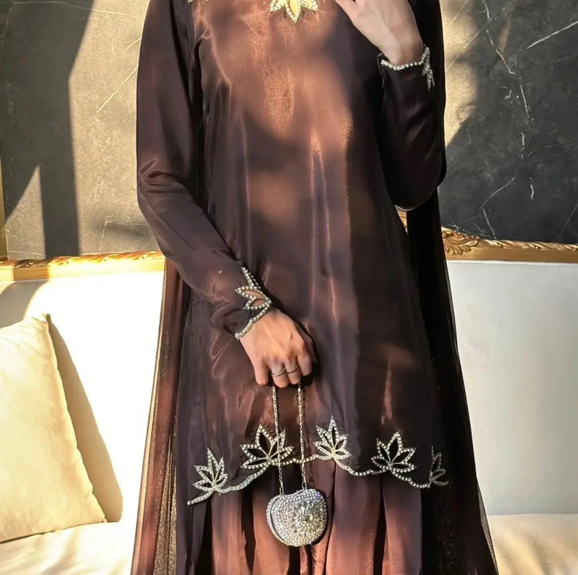 KAMLI - BROWN HEMEL SILK